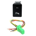 thumbnail image 1 of Interruptor de Botón Pulsador con de Estacionamiento Retroiluminado con de Cables shamjiam Interruptor de botón pulsador de 4 polos para automóvil, 1 of 8