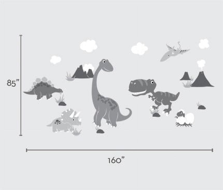 Dinosaur Wall Decal - Scheme C