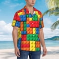 thumbnail image 4 of Men's Hawaiian Shirt Casual Short Sleeve Button Down Shirt Tropical Beach Shirt, 4 of 8