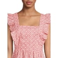 thumbnail image 3 of BeachLunchLounge Womens Alicia Maxi Dress with Tie Back, 3 of 6