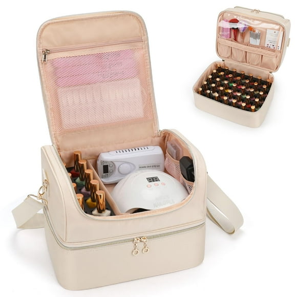 Organizador de esmaltes de uñas portátil CUBETASTIC con capacidad para 45 botellas