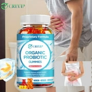 Grevip Organic Probiotics 5 Billion CFU -Gut Health,Digestive Support, Reduce Bloating(30/60/100pcs)