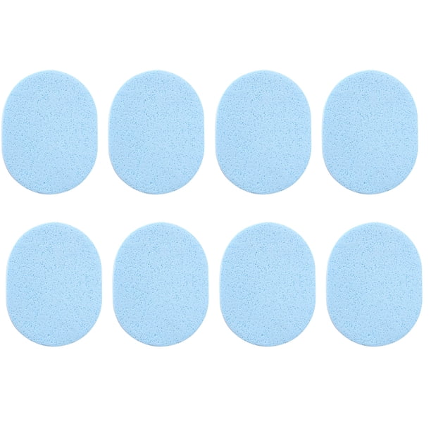 Esponjas faciales, esponja de limpieza facial ovalada colorida, almohadilla de esponja para limpieza facial, exfoliante Vhermosa CWY-0946