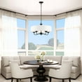 thumbnail image 4 of 41775-04 Livex Lighting Edinburgh - 5 Light Pendant In Transitional Style-14 Inches Tall and 23 Inches Wide-Black Finish    -Traditional Installation, 4 of 10