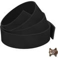 thumbnail image 4 of ELW 9-10 oz. 3.5-4mm Crazy Horse Full Grain Cowhide Genuine Leather Strap for Crafts  Size: 0.5"x40" 1.3x102cm  Blank Belts, DIY, Tooling, Jewelry, Wrapping, Straps, Heavy Duty  Black, 4 of 8