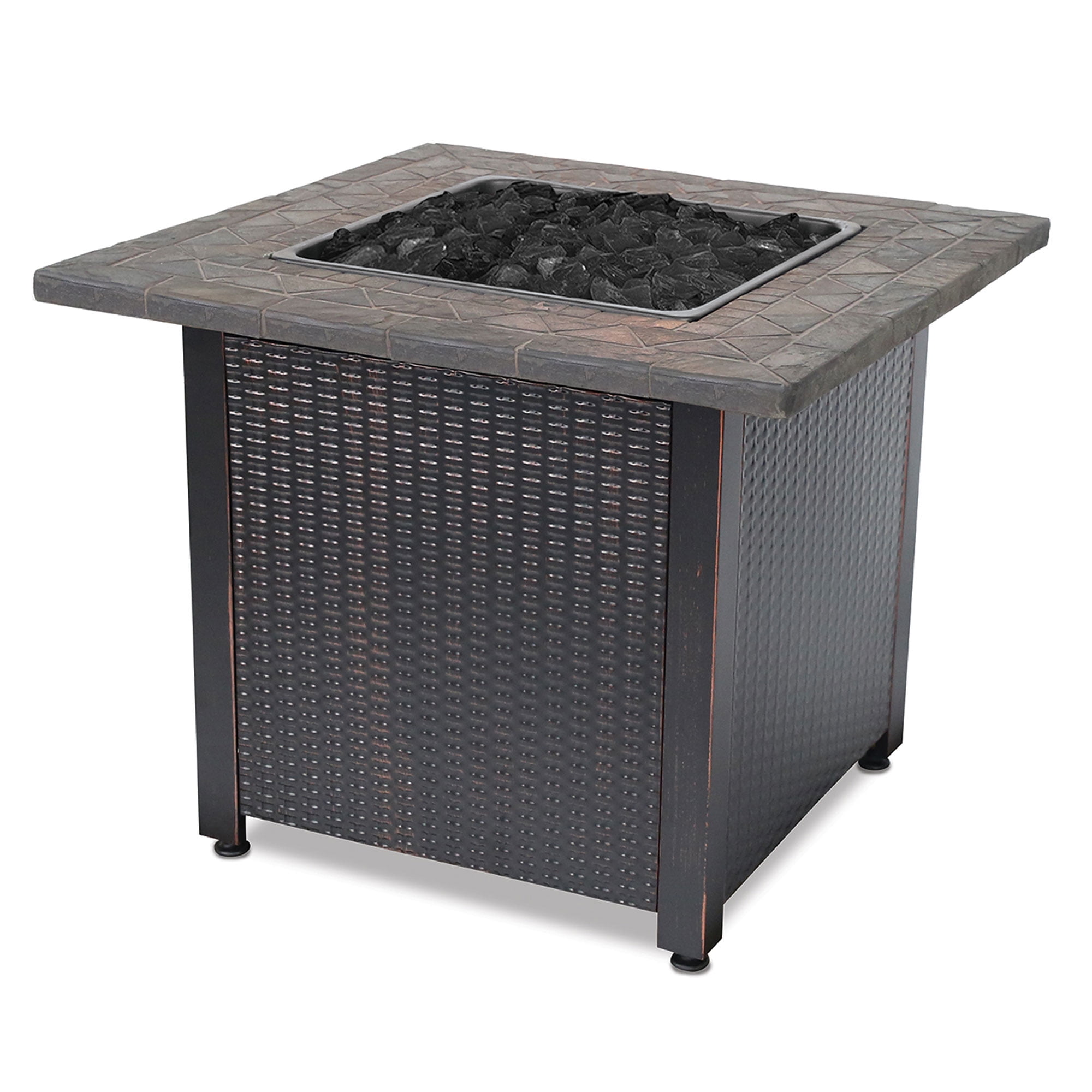 Endless Summer 30,000 BTU LP Gas Outdoor Fire Table with Fire Glass