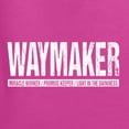 thumbnail image 5 of Wild Bobby Waymaker Inspirational/Christian Unisex Graphic Hoodie Sweatshirt, Fuschia, Small, 5 of 5