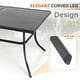 Sophia & William Patio Outdoor Dining Set Table and Padded Textilene