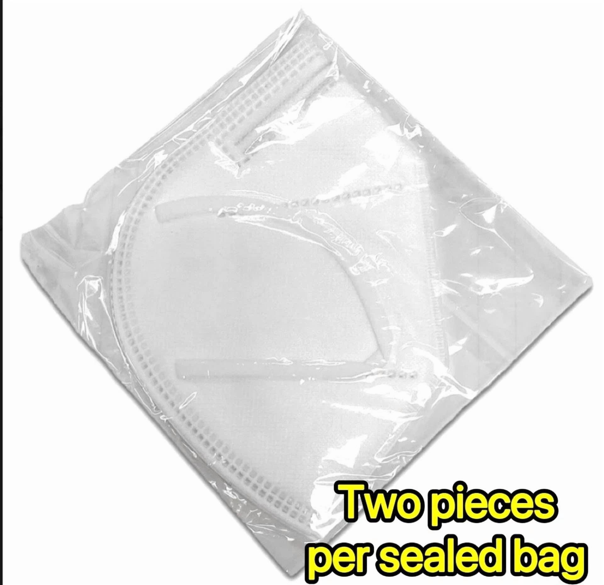 CIRCLE- 50 Pcs White Kn95 Protective 5 Layer Face Mask Bfe 95% Disposable Byd Masks