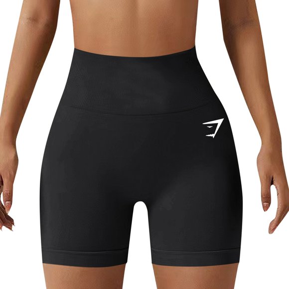 WILLBEST Pantalones Cortos de Yoga Casuales de Moda para Mujer, Cintura Alta, Moldeadores Corporales, Pantalones Deportivos Elásticos para Entrenamiento Físico Y Comodidad Activa. Mediana