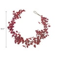 thumbnail image 3 of Burgundy Felt Eucalyptus Garland, 3 of 3