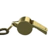 Rothco GI Style Soft Braided 30 Inch Multipurpose Police Whistle, Durable Brass, Gold
