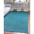 thumbnail image 2 of Unique Loom Williamsburg Solid Vibrant Rug 8' x 10' Rectangle Teal, 2 of 10