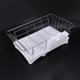 thumbnail image 4 of Escurridor de acero inoxidable para secar utensilios de cocina, juego de 3 piezas, extraíble, resistente al óxido, color blanco, 4 of 5
