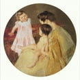 thumbnail image 2 of Cassatt, Mary 20x20 Black Modern Framed Museum Art Print Titled - Mother And Two Children Mural For Capitol Bldg PA 1905, 2 of 4