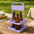 amagogo 1 Pack Beer Carrier Drink Rack Bottle Holder Foldable Plastic ...