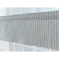 thumbnail image 2 of Decorative Sun Proof Shade Screen Purdah Short Curtain for Kitchen Balcony Home 145x45cm (Gray Stripe), 2 of 4