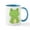 White/Blue Inside, variant on CafePress - Laguna Frog Mug - 11 oz Ceramic Mug - Novelty Coffee Tea Cup