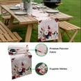thumbnail image 5 of Pink Valentine's Day Table Runner - 36 Inch Long, Kitchen Dining Table Runner Dresser Scarves, Spring Floral Eucalyptus Leaves Farmhouse Decor for Coffee Tables Wedding Party Banquet, 5 of 8