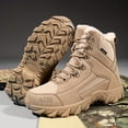 thumbnail image 2 of Plus Size Men's Warm Winter Snow Boots - Non-Slip, Lace-Up for Hiking & Outdoor Adventures, 2 of 9