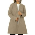 thumbnail image 5 of Panda Uniform by HeedFit 36" Notch Collar Women’s Lab Coat – 10XL Khaki, 5 of 7