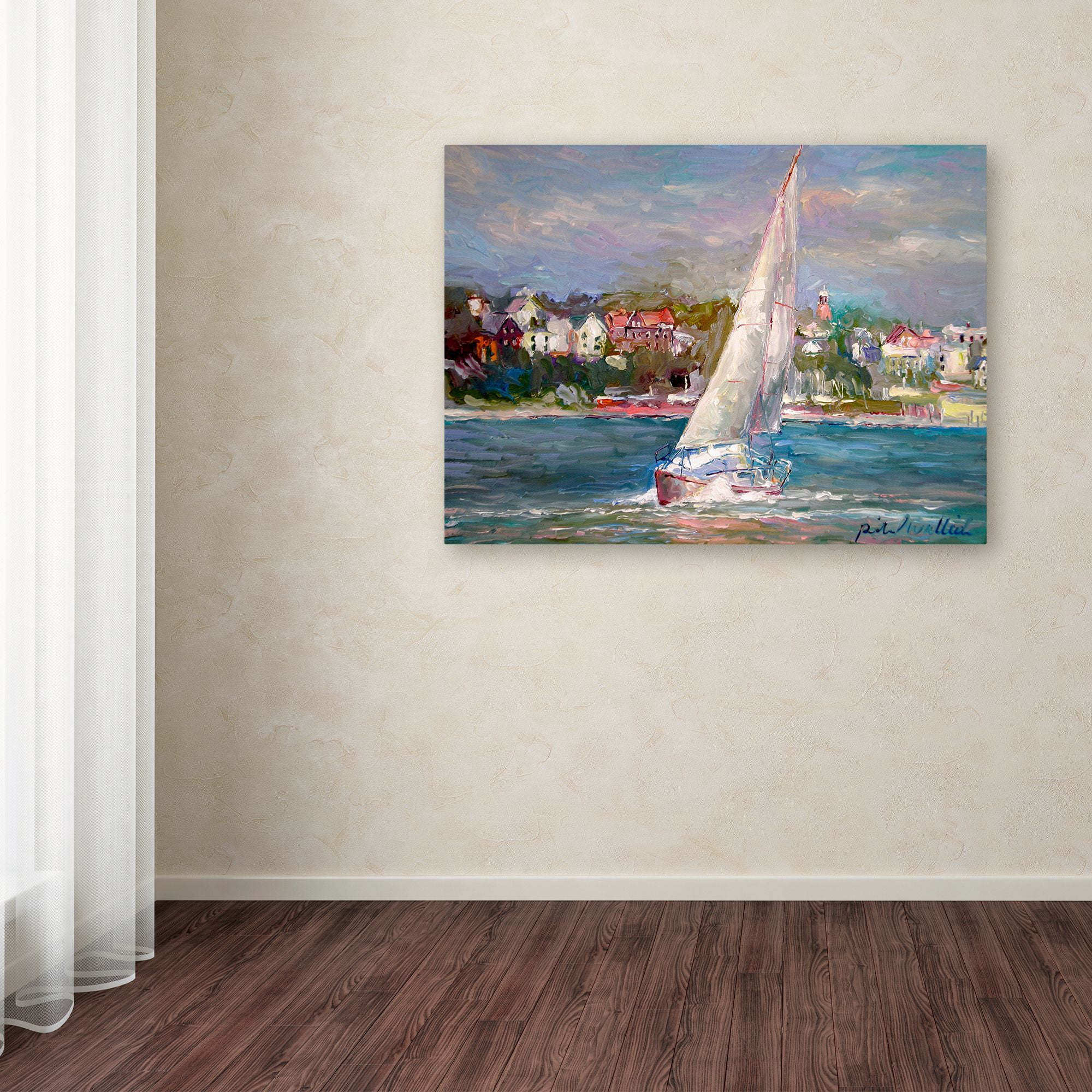 Trademark Fine Art 'Art Sail' Canvas Art by Richard Wallich