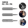 thumbnail image 3 of MYG 10pcs 4mm Small Hex Shank Screwdriver Bits Set P2 P5 P6 Pentagram Power Tools, 3 of 7