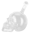 thumbnail image 3 of Botella de vino de cristal con forma de calavera, transparente, para whisky, para bar, suministros de KTV, 1000 ml, 3 of 14