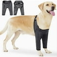 thumbnail image 2 of Koiauber Dog Elbow Protector Front Leg Brace for Wound Care Prevent Licking Joint Support Bandage Breathable Elbow Pads for Dogs, 2 of 8