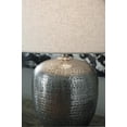 thumbnail image 4 of Signature Design by Ashley Magalie Metal Table Lamp, Antique Silver Hammered Aluminum, Modern Accent, 3-Way Switch, 4 of 5