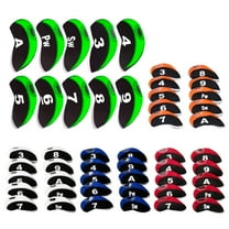 Worgeous 10Pcs Neoprene Golf Putter Cover for Iron Club Heads in 5.5*2.6*0.4In for Friends Who Play Golf