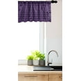 thumbnail image 3 of Ambesonne Abstract Window Valance, Boho Symmetric Object Art, 42" x 18", Dark Purple Pale Lilac, 3 of 3