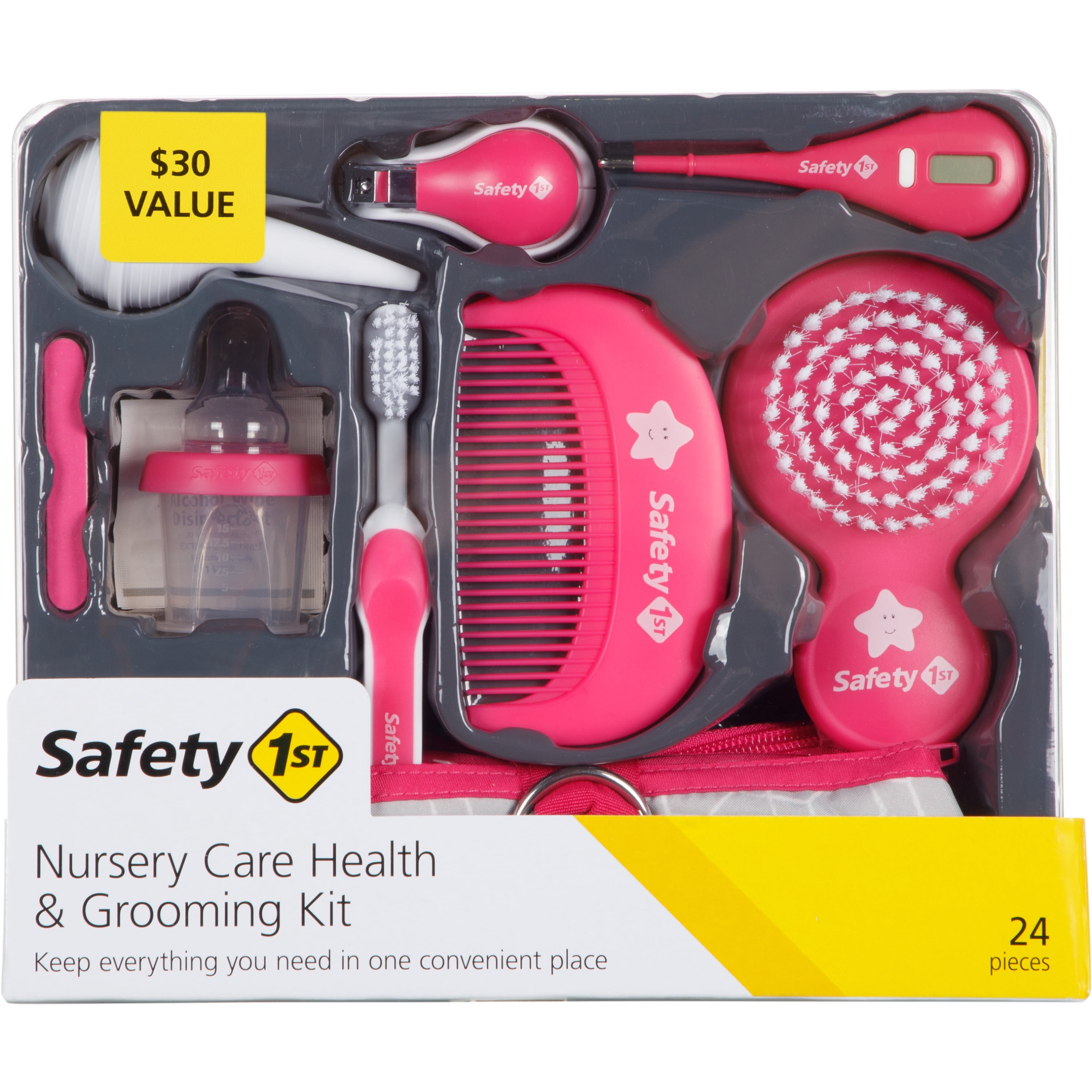 Safety 1 Nursery Care Health & Grooming Kit, Beetroot