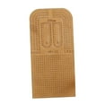 thumbnail image 1 of Rongfmy 1PC Leather Craft Punching Positioning Calculation Ruler Clear Acrylic 175x85mm 3.38mm, 1 of 9