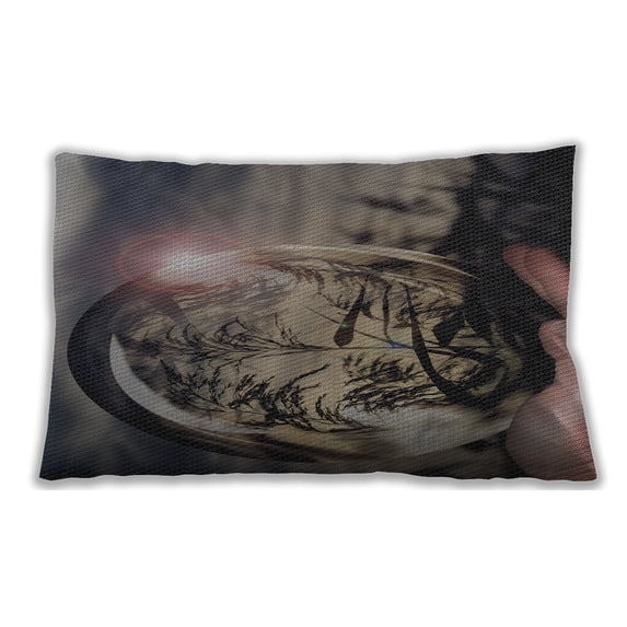 Ahgly Company Outdoor Rectangular Patterned Lumbar Throw Pillow, 13 inch by 19 inch