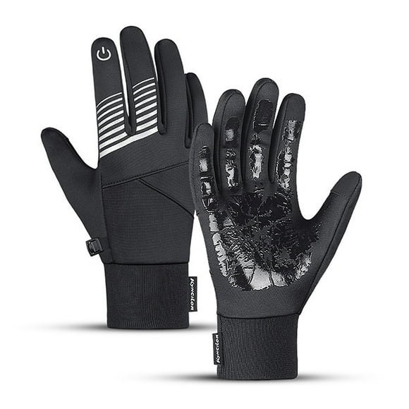 Windproof Cycling Gloves Winter Warm Touchscreen Bicycle Gloves for Outdoor
