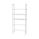 thumbnail image 3 of Estante de almacenamiento sobre el inodoro blanco | Organizador de baño, estanterías de 3 niveles | Acero inoxidable y plástico, impermeable, 60" x 18" | Ahorro de espacio, estable | Contiene, 3 of 8