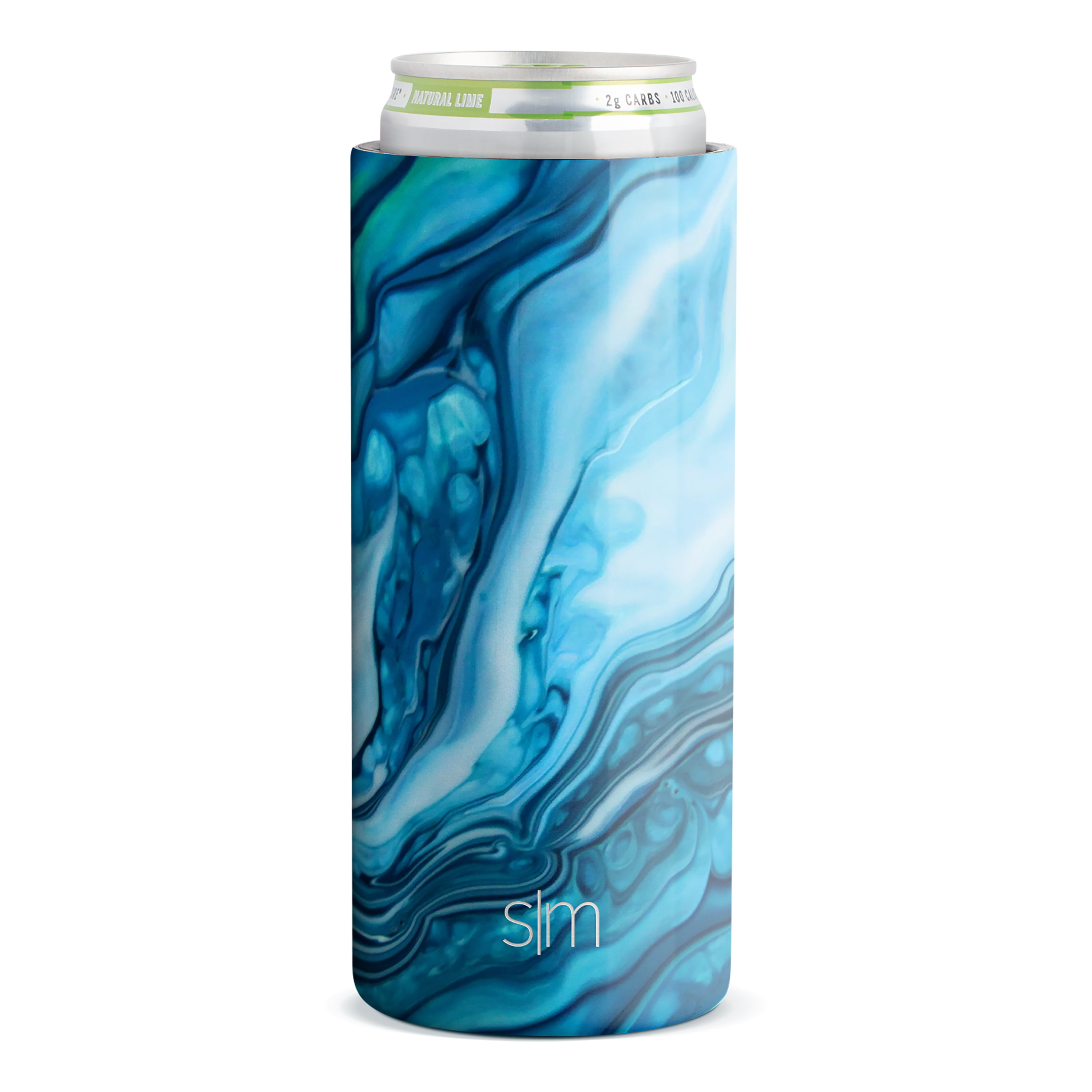 Elemental Slim Can Cooler, Triple Wall Stainless Steel Insulated Beverage  Insulator - Drink Sleeve For 12Oz Skinny Seltzers, Beer, Soda Cans -  Obsidia - Yahoo Shopping