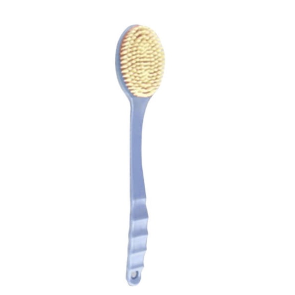 Grandest Birch Anti-wear Practical High Friction Bath Brush Long Handle Ergonomic Plastic Back Brush for Washroom