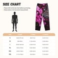 thumbnail image 3 of Balery Pink Blossoms Butterfly Pantalones de pijama para mujer, pijamas ultraligeros, pantalones de estar por casa-3X-Large, 3 of 6