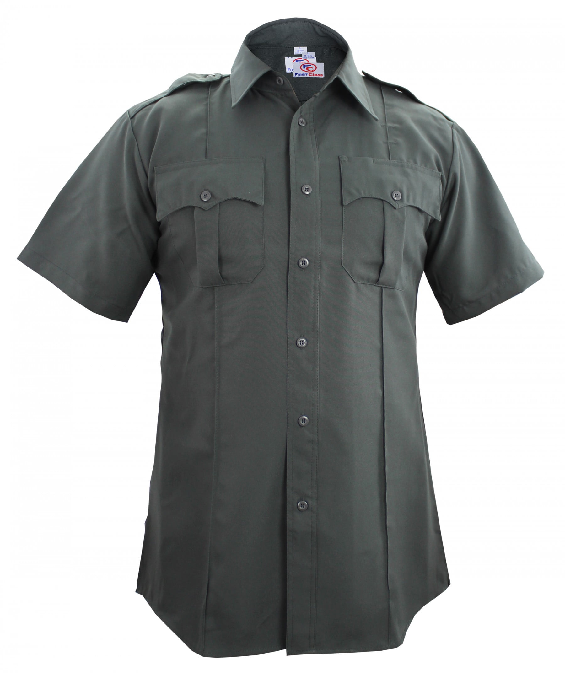 First Class 100 Polyester Short Sleeve Uniform Shirt