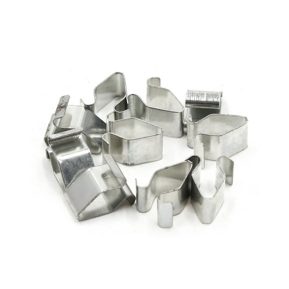 Unique Bargains 10Pcs 8mm Hole Metal Rivets Car Interior Door Panel Trim Clips Retainer Fastener