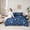 A Deepblue, variant on Manfei Stars Moon Planet Twin Bedding Sets 7-Piece,Space Starry Bedding Comforter Set,Dreamy Blue Sheet Sets For Teens,Breathable Home Decor Reversible