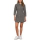 thumbnail image 1 of VESTIDO DE MEZCLILLA PARA MUJER INSPIRE CHIC CON MANGA 3/4 Y BOTONES, VESTIDO MINI DE JEAN XL GRIS, 1 of 6