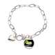 thumbnail image 1 of Pulsera de cadena de corazón Unbranded Frutas frescas de limón verde 7.5 pulgadas, 1 of 3