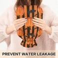thumbnail image 3 of 2L Fully Printed Hot Water Bottle Cover + Hot Water Bottle For Hot & Cold Compresses Bats Pumpkins, 3 of 7