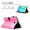 thumbnail image 5 of Galaxy Tab A 10.1 T580 Case 2016 [NO S Pen] (NOT for P580), Allytech Glitter Leather Auto Sleep Wake Protective Folio Stand Slim Smart Cover w/ Pen Holder Case for Samsung Galaxy Tab A 10.1, Pink, 5 of 7