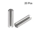 thumbnail image 3 of Uxcell Slotted Spring Pin M4  x 12mm 304 Stainless Steel Split Spring Roll Dowel Pins Plain Finish 20Pcs, 3 of 3
