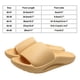 thumbnail image 5 of Zapatillas antideslizantes Unisex zapatillas de ducha EVA zapatos de punta abierta baño playa zapatos de colores, amarillo, 36/37 1 par Speravity  AP001177-06, 5 of 7