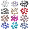 thumbnail image 4 of U8MO 10pcs Sew On Oval Crystal Glass Flat Gold Back Claw Cup Rhinestones Beads-10x14mm-Reddish Purple, 4 of 5